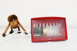 Rode vintage wandlamp - Strimma -IKEA - Kurt en Marianne Hagberg. Retro lamp