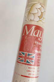 Nieuw vintage behang met bloemen. Retro wall paper, 1 rol