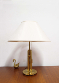 Hollywood Regency messing tafellamp. Vintage lamp, Peill en Putzler?