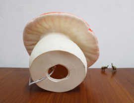 Retro paddestoelen lamp - Heico. Vintage tafellamp in Mushroom / vliegenzwamvorm.