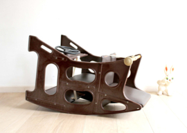 Vintage Hokus Pokus Kinderstoel - Multimobel. Retro design stoel / hobbelstoel