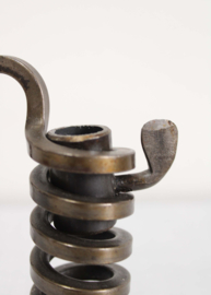 Antieke "Rat de Cave" kandelaar - Bouillot . Franse vintage kaarsenhouder