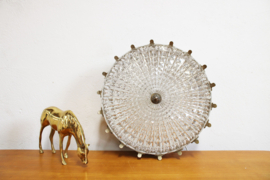 Prachtige Hollywood Regency plafonnière. Klassieke vintage plafondlamp