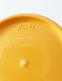 Set vintage confituren potjes in mand - Emsa. Retro fruit bakje met deksel