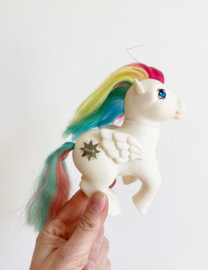 Vintage My Little Pony - Starshine- Hasbro 1983. Retro regenboog pony / speelgoed.