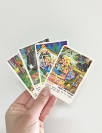 Vintage sprookjes kwartet - nr 9 -Jumbo. Retro kaartspel.