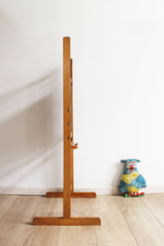 Vintage schoolbord met telraam. Houten retro krijt / tekenbord