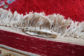 Groot handgeknoopt Oosters tapijt met bloemen. XXL Vintage Perzisch kleed, Kirman/Kerman