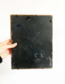 Houten vintage fotolijst in Art Deco stijl. Klassieke lijst