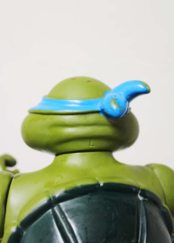 Grote vintage Teenage Mutant Ninja Turtles figuur - Leonardo. Retro TMNT pop - 1989