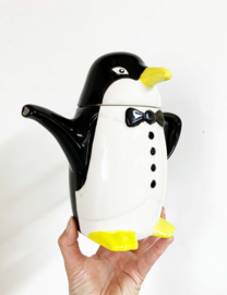 Keramieken vintage theepot - Price & Kensington. Retro pinguïn pot - P&K