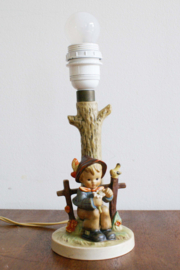 Vintage Hummel lampje, She loves me, she loves me not. Retro lamp, Goebel/W. Germany