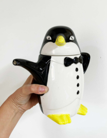 Keramieken vintage theepot - Price & Kensington. Retro pinguïn pot - P&K