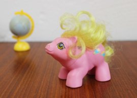 Newborn Baby Tappy: Vintage My Little Pony - G1 - Hasbro. Retro speelgoed MLP paardje