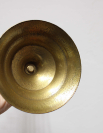 Joodse vintage kandelaar. 7 armige Menora kaarsenhouder