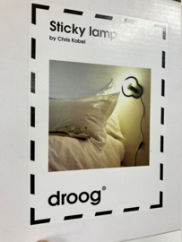 Nieuwe 'Sticky Lamp" van Droog Design.  Dutch Design Wandlamp, Chris Kabel