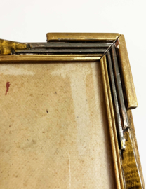 Houten vintage fotolijst in Art Deco stijl. Klassieke lijst