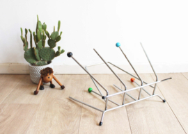 Retro lectuurbak / magazine holder - Charles And Ray Eames Stijl.  Vintage krantenbak
