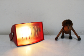 Rode vintage wandlamp - Strimma -IKEA - Kurt en Marianne Hagberg. Retro lamp