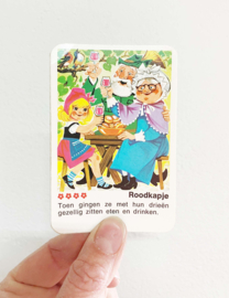 Vintage sprookjes kwartet - nr 9 -Jumbo. Retro kaartspel.