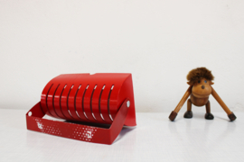 Rode vintage wandlamp - Strimma -IKEA - Kurt en Marianne Hagberg. Retro lamp