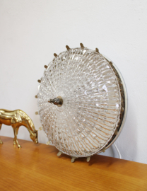 Prachtige Hollywood Regency plafonnière. Klassieke vintage plafondlamp