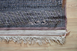 Groot handgeknoopt Oosters kleed. Wollen vintage Perzisch tapijt, Bouchara/Bokhara