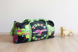 Toffe vintage weekendtas. Retro sport tas, jaren 80/90