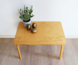 Houten vintage salontafel. Mid Century retro design tafel - Plywood.