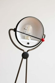 Zwarte vintage 'Meridiana' tafellamp - Paolo Piva voor Stefano Cevoli. Retro bureaulamp