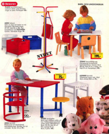 Vintage kapstok - Plagg- Tord Björklund - Ikea. Retro design - Memphis stijl
