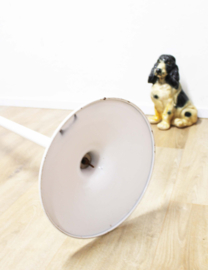 Staande vintage cactus kapstok. Wit metalen retro design coat rack