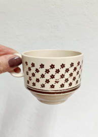 Set van 3 retro Emsa kopjes.  Vintage campingservies - mokken