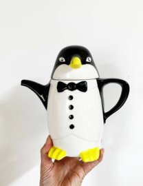 Keramieken vintage theepot - Price & Kensington. Retro pinguïn pot - P&K