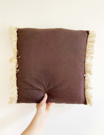 Origineel handgeknoopt Perzisch/Boho kussen. Vintage Oosters kussentje