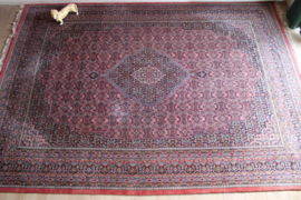 XXL Handgemaakt Oosters tapijt. Handgeknoopt vintage Herati kleed