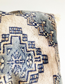 Origineel handgeknoopt Perzisch/Boho kussen. Vintage Oosters kussentje