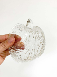 Set van 6 glazen vintage appel schaaltjes. Retro kommetjes