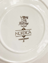 Aardewerk vintage schaaltje - Nordica - Rörstrand . Zweeds retro kommetje