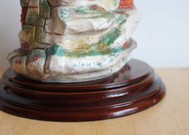 Groot vintage beeld van Scaggiari - Capodimonte. Madonna met kind