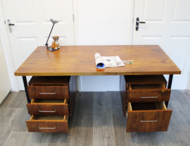 Groot vintage bureau, Fristho?  Retro design werkplek