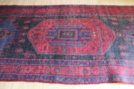 Uniek handgeknoopt Oosters tapijt. Vintage Boho vloerkleed, Koliai