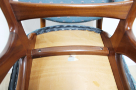 Set van 2 vintage design stoelen, Pynock. Mid Century retro stoel
