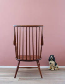 Houten vintage spijlenstoel - Lena Larsson - Nesto. Scandinavisch design stoel.