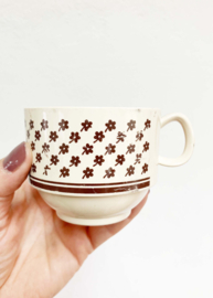 Set van 3 retro Emsa kopjes.  Vintage campingservies - mokken