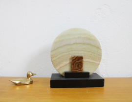 Marmeren vintage boekensteun. Art Deco ornament