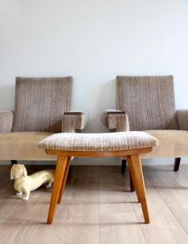 Heerlijke vintage Mid Century fauteuil.  Retro design lounge stoel