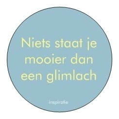 Sticker Inspiratie | Glimlach