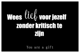 You are a gift inspiratiekaartje | You are beautiful | per 5 stuks