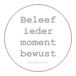 Sticker Mindfulness | Bewust